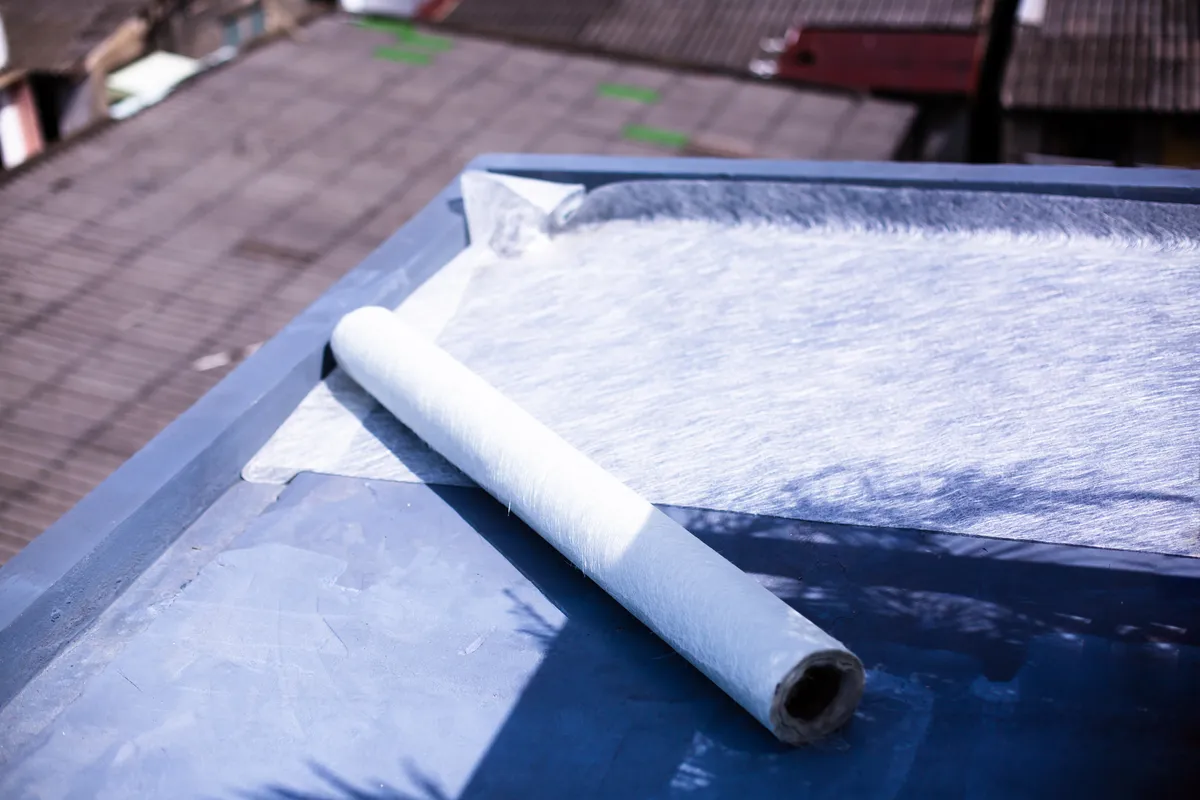 Fibreglass Roofs work on a roof